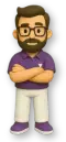 Cartão de visita digital avatar