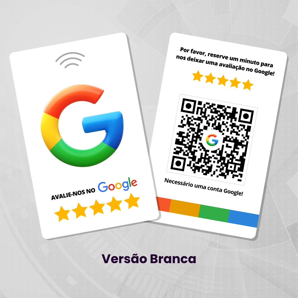 Cartão padrão - verso