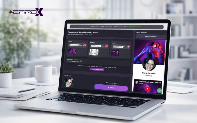 Painel de controle editável do CardX vs sistemas limitados da concorrência