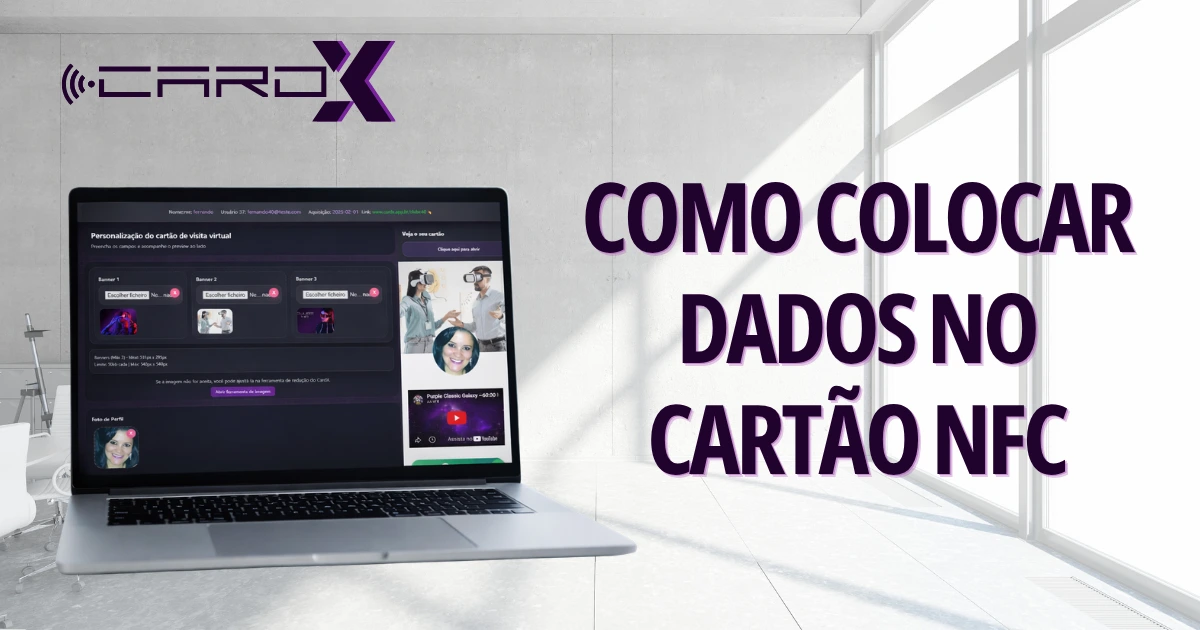 Passo a passo para gravar dados em um cartão NFC
